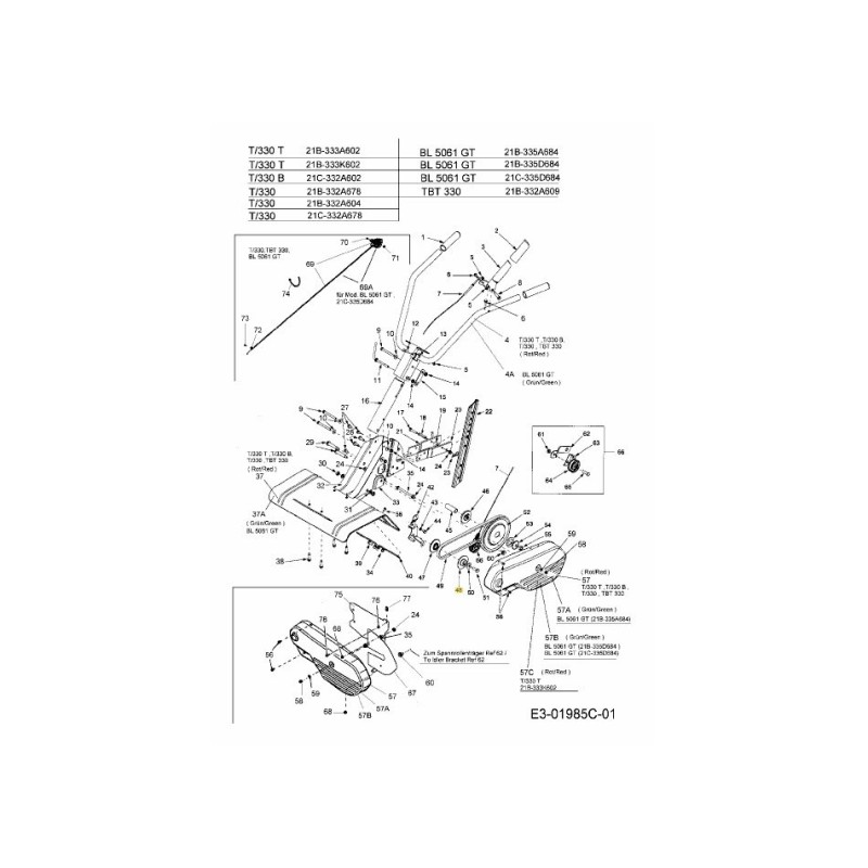 PUL:MITAD EXTERIOR:MOTOR 756-0972 ORIGINAL MTD