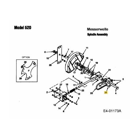 SUPPORT DE COURROIE DE ROUE 781-0427 ORIGINAL MTD | Newgardenstore.eu