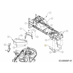 COUVERCLE DE POULIE DE MOTEUR 783-10469637 ORIGINAL MTD | Newgardenstore.eu