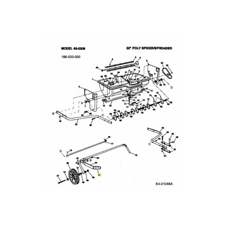 AGARRE ALT. AJUSTABLE 32"/38" AF-43943 ORIGINAL MTD | Newgardenstore.eu