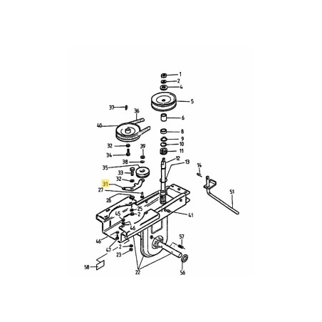 ASM DE RUEDA LOCA 092.48.299 ORIGINAL MTD | Newgardenstore.eu
