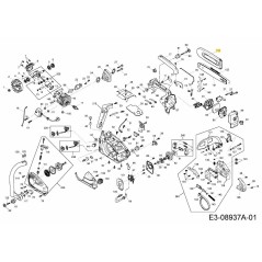 COVER GUIDE BAR 092.63.475 ORIGINAL MTD