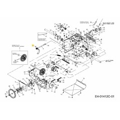 TORSIONE A MOLLA 732-04385 ORIGINALE MTD | Newgardenstore.eu