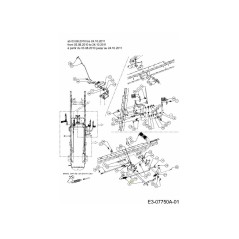 TENSIONE DEL FRENO A MOLLA 732-04889 ORIGINALE MTD | Newgardenstore.eu