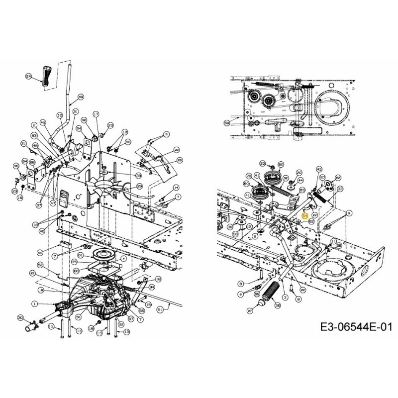 ROD:DÉBRAYAGE:HYDRO 747-05603 ORIGINAL MTD