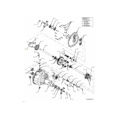Entretoise d'essieu 750-3358 d'origine MTD