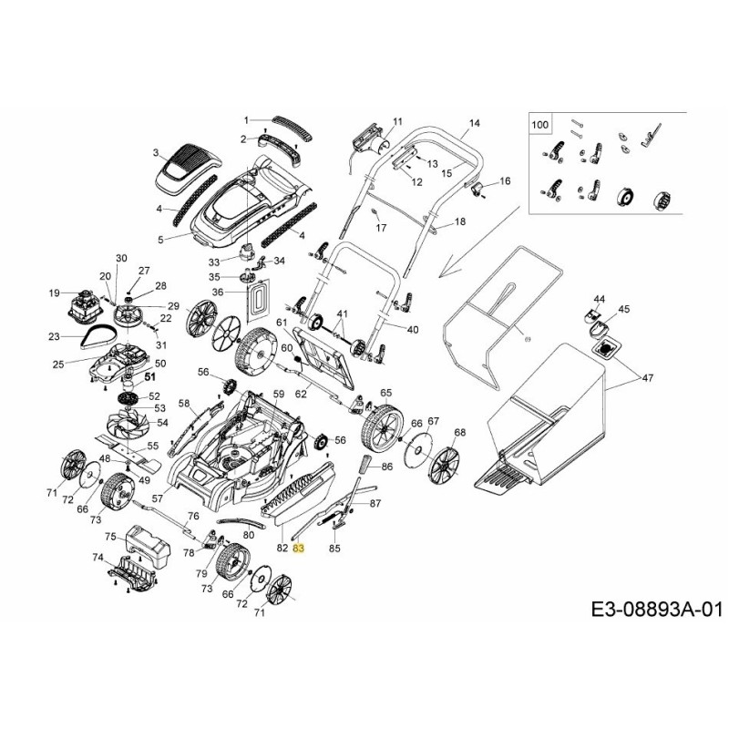 Choke-Pleuelstange 787-03317 Original MTD