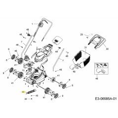 BLADE 092.48.854 ORIGINAL MTD | Newgardenstore.eu