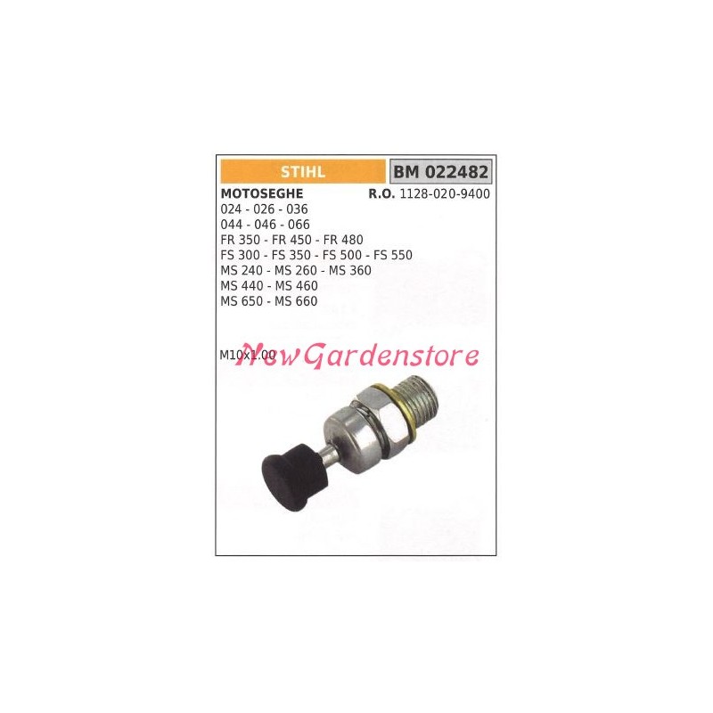 Cylindre décompresseur STIHL pour moteur de tronçonneuse 024 026 036 044 046 066 022482