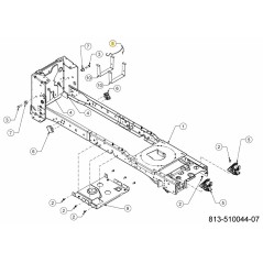 VARILLA:BATERÍA:RETENCIÓN 747-06929637 ORIGINAL MTD | Newgardenstore.eu