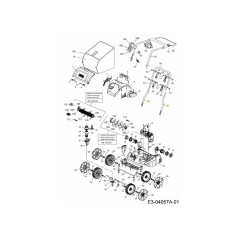 TUBO DE COLUMNA 749-05183 ORIGINAL MTD | Newgardenstore.eu