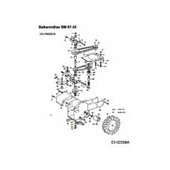 PIVOT DE BRAS-FILETTE 092.48.830 ORIGINAL MTD
