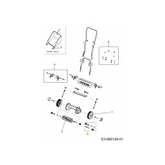 KIT PIGNONE INGRANAGGIO 092.61.231 ORIGINALE MTD