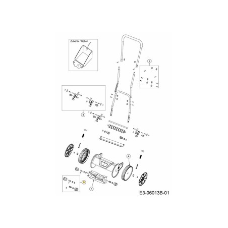 Zahnradsatz Ritzel 092.61.232 Original MTD | Newgardenstore.eu
