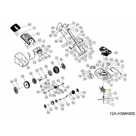 Abdeckung 092.70.036 Original MTD | Newgardenstore.eu