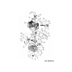INGRANAGGIO MASTER DI TEMPIATURA 651-05589 ORIGINALE MTD
