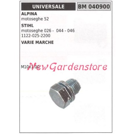 Decompressore cilindro UNIVERSALE motore varie marche motosega 52 026 040900 | Newgardenstore.eu