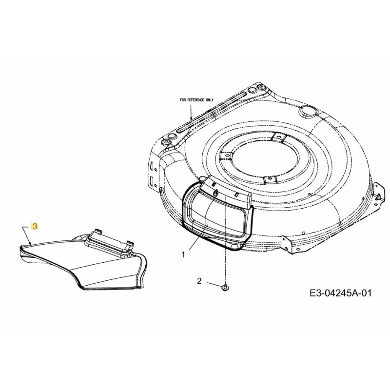 SIDE DISCHARGE FLAP 731-07131 ORIGINAL MTD