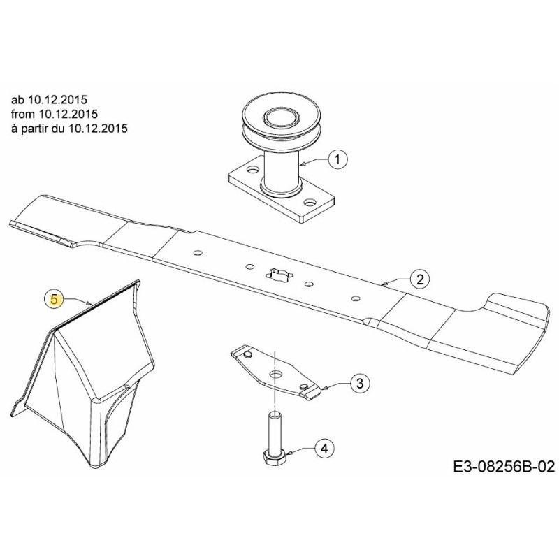 TAPPO PACCIAME 53 CM 731-09208 ORIGINALE MTD
