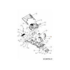 COPERCHIO BATTERIA 731-09371 ORIGINALE MTD | Newgardenstore.eu