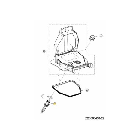 Wellendeck-Einstellung 731-23874 Original MTD | Newgardenstore.eu