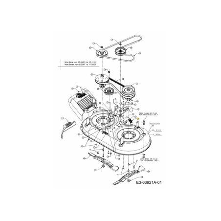 TENSIONE DEL FRENO A MOLLA 732-04452 ORIGINALE MTD | Newgardenstore.eu