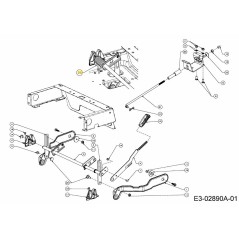 Torsionsfeder 732-04947A Original MTD | Newgardenstore.eu