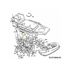 MOLLA DI ESTENSIONE DIA. 87 732-0638 ORIGINALE MTD