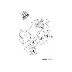 ASTA PERNO RH BORSA 300L 747-05345 ORIGINALE MTD