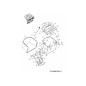 Stange:Drehpunkt:Rechts:Tasche 300L 747-05345 Original MTD