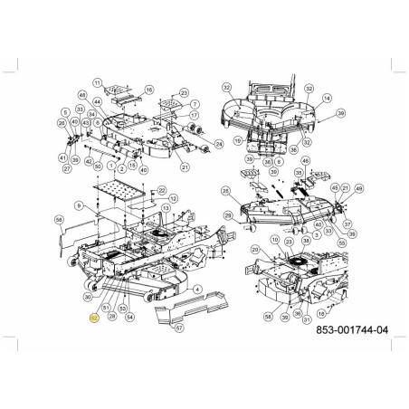 DRUCKBEDIENFELD 747-11430 ORIGINAL MTD | Newgardenstore.eu