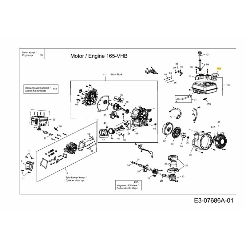 CAP TANKVERSCHLUSS 751-10917A ORIGINAL MTD