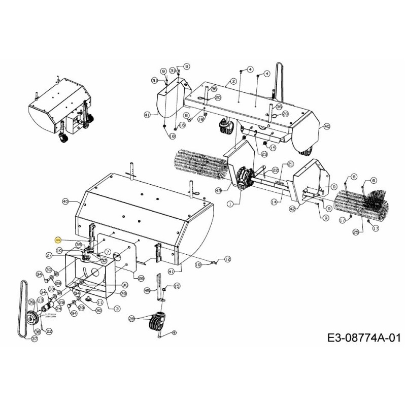 ALTEZZA BASE RUOTA SINISTRA 781-05049 ORIGINALE MTD ALTEZZA BASE RUOTA SINISTRA 781-05049 ORIGINALE MTD