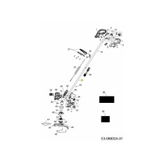 TUBO DE ALUMINIO DEBAJO DE 795-00259 ORIGINAL MTD | Newgardenstore.eu