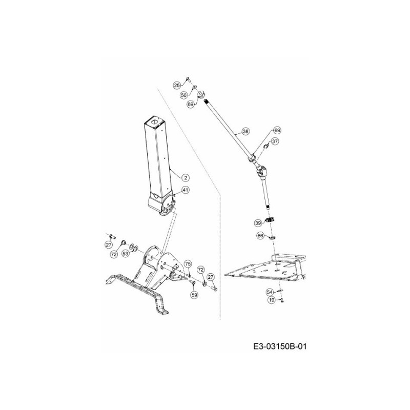 PAWL TILT 748-05150A ORIGINAL MTD