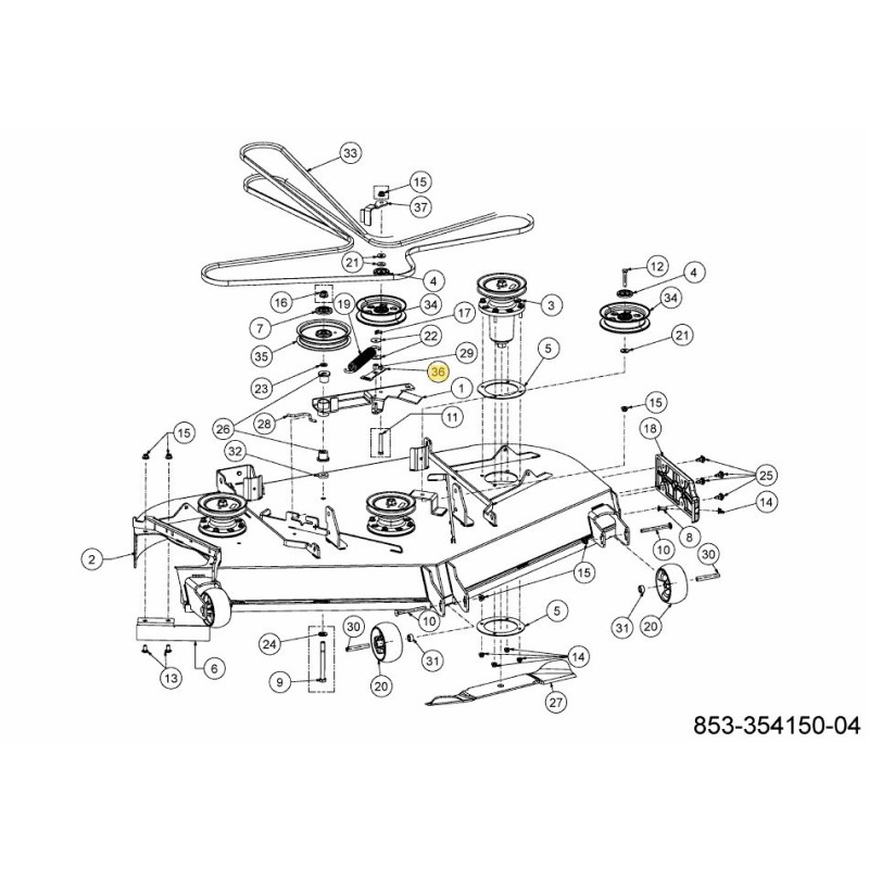 SOPORTE DE RETENCIÓN DE CORREA 783-11808 ORIGINAL MTD