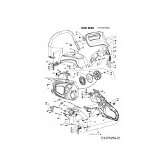 BRACCIO DEL FRENO SG-2044400 ORIGINALE MTD | Newgardenstore.eu