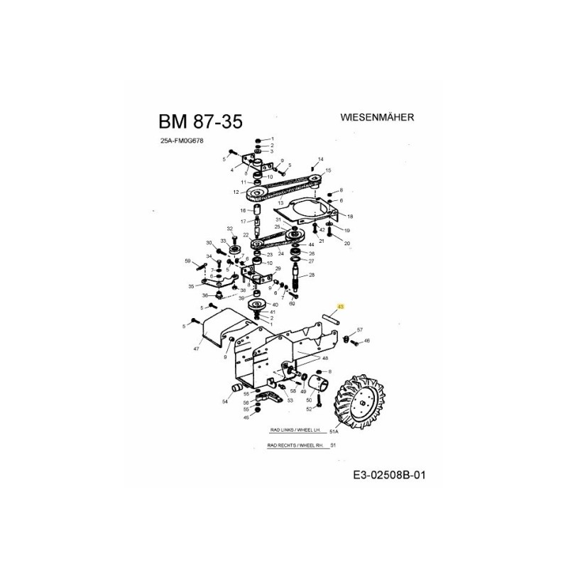 Schraubenblatt 092.48.841 Original MTD Schraubenblatt 092.48.841 Original MTD