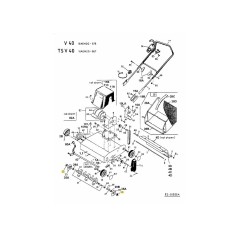 BALL BEARING CS 002 2RS 100.000.875 ORIGINAL MTD | Newgardenstore.eu