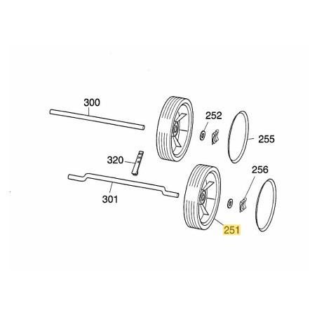 WHEEL 4901500 ORIGINAL MTD | Newgardenstore.eu