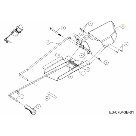 Bouchon de paillis 731-08559 ORIGINAL MTD | Newgardenstore.eu