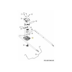 ALLOGGIAMENTO CONTROLLO SUPERIORE 731-08750 ORIGINALE MTD | Newgardenstore.eu