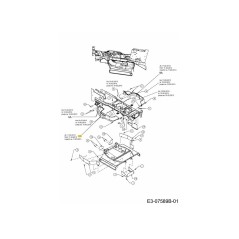 UPR CVR:RH:I DECK:500 SERIES 731-08822B ORIGINAL MTD | Newgardenstore.eu
