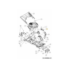 LED-Scheinwerferlinse 731-11484 Original MTD