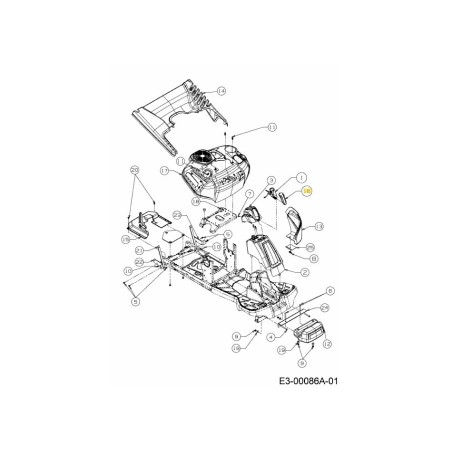 LENTE FARO LED 731-11484 ORIGINAL MTD | Newgardenstore.eu