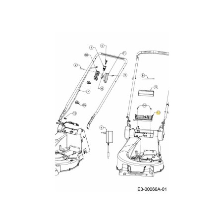 BATTERY HOLDER 731-13334 ORIGINAL MTD | Newgardenstore.eu