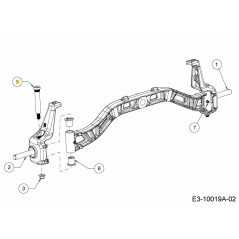 BOULON : SHLDR : 0,75 x 3,92 : 1/2-13 738-05197 MONTÉ D'ORIGINE