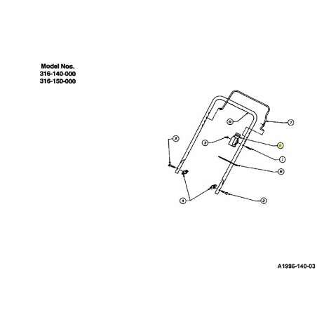 THROTTLE HOUSING WITHOUT LEVER 746-0875 ORIGINAL MTD | Newgardenstore.eu