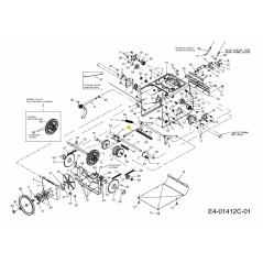 BLOQUEO DE VARILLA 747-0973 ORIGINAL MTD | Newgardenstore.eu