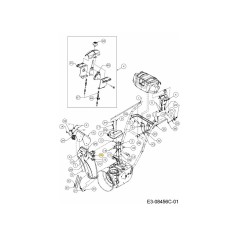 ADAPTADOR DE ENGRANAJES DE CONDUCTO 748-05057 ORIGINAL MTD | Newgardenstore.eu